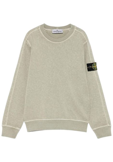 Green cotton children's sweatshirt Stone Island | K1S166100001/MAVERDE